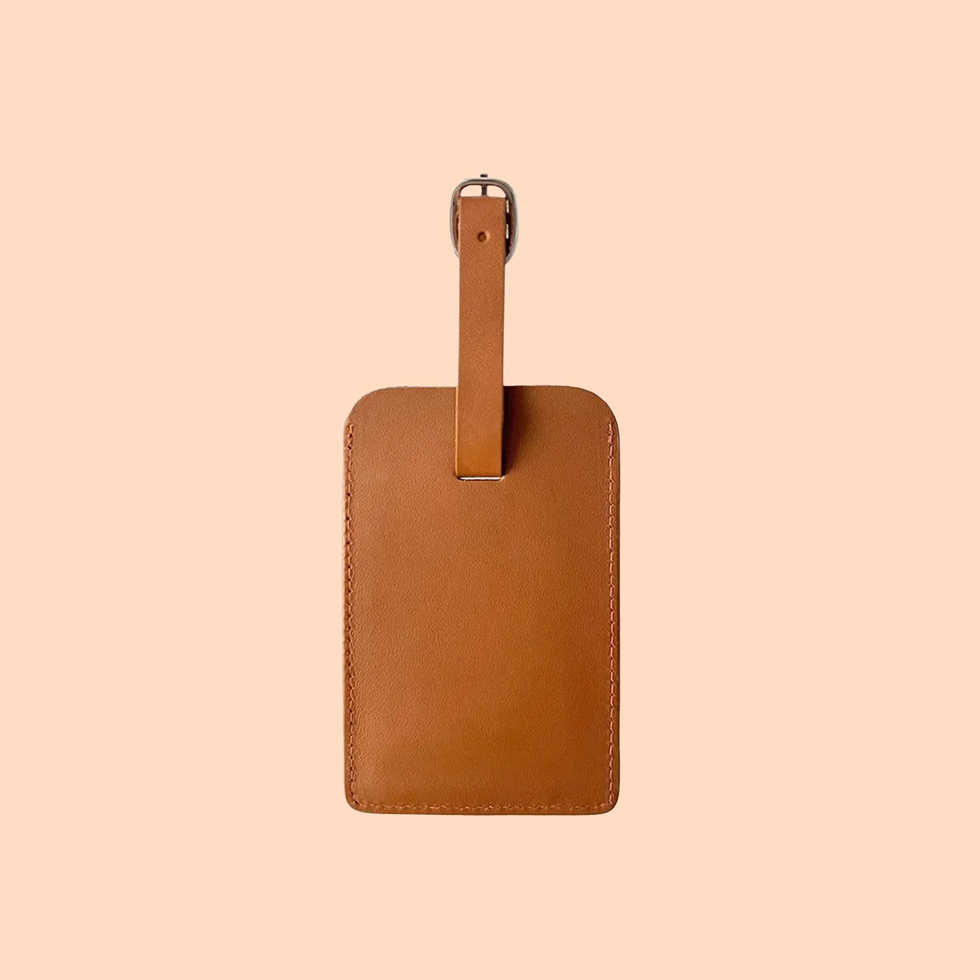 Nappa Dori Leather Luggage Tag  view 2
