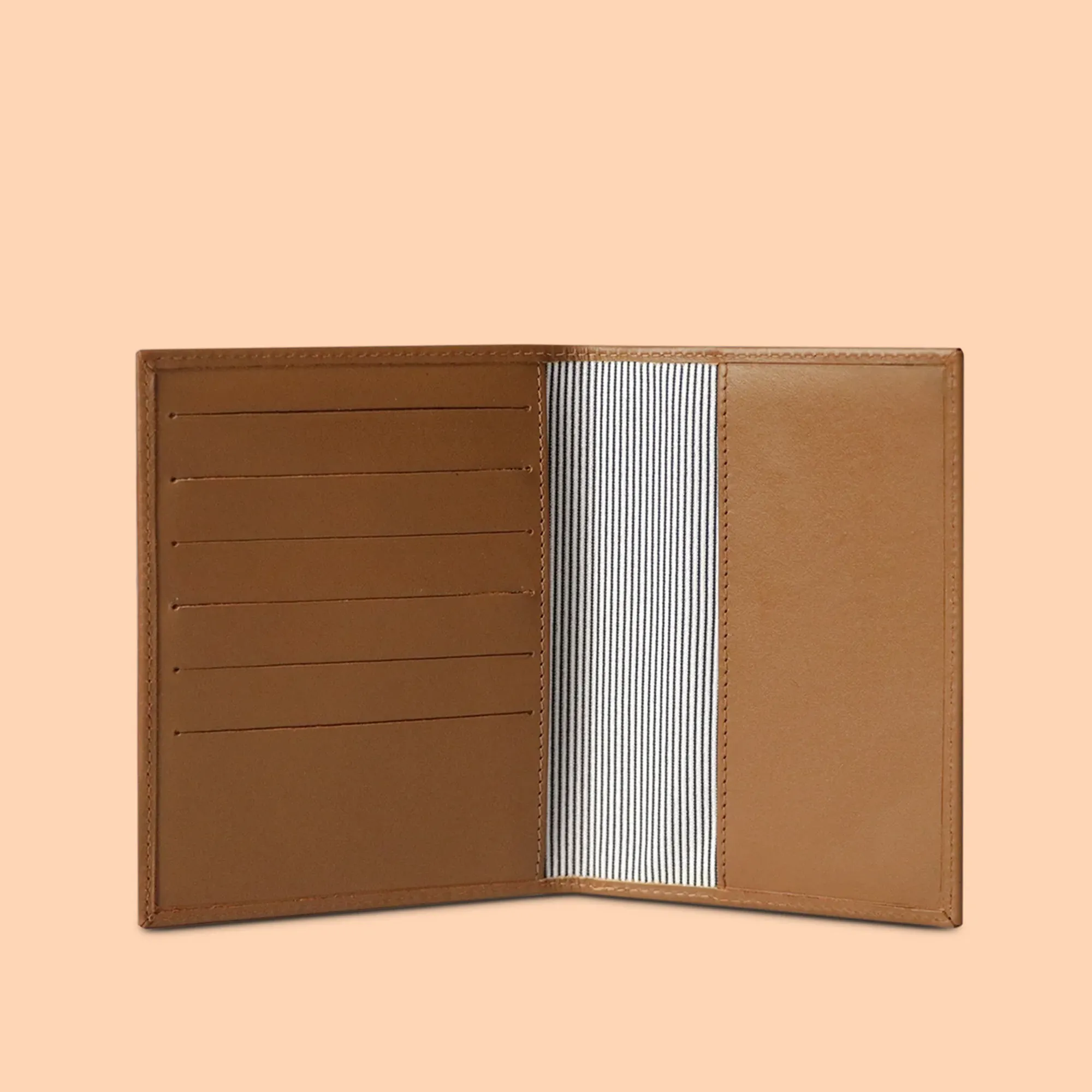 Nappa Dori Leather Passport Case for Corporate Gifting view 2