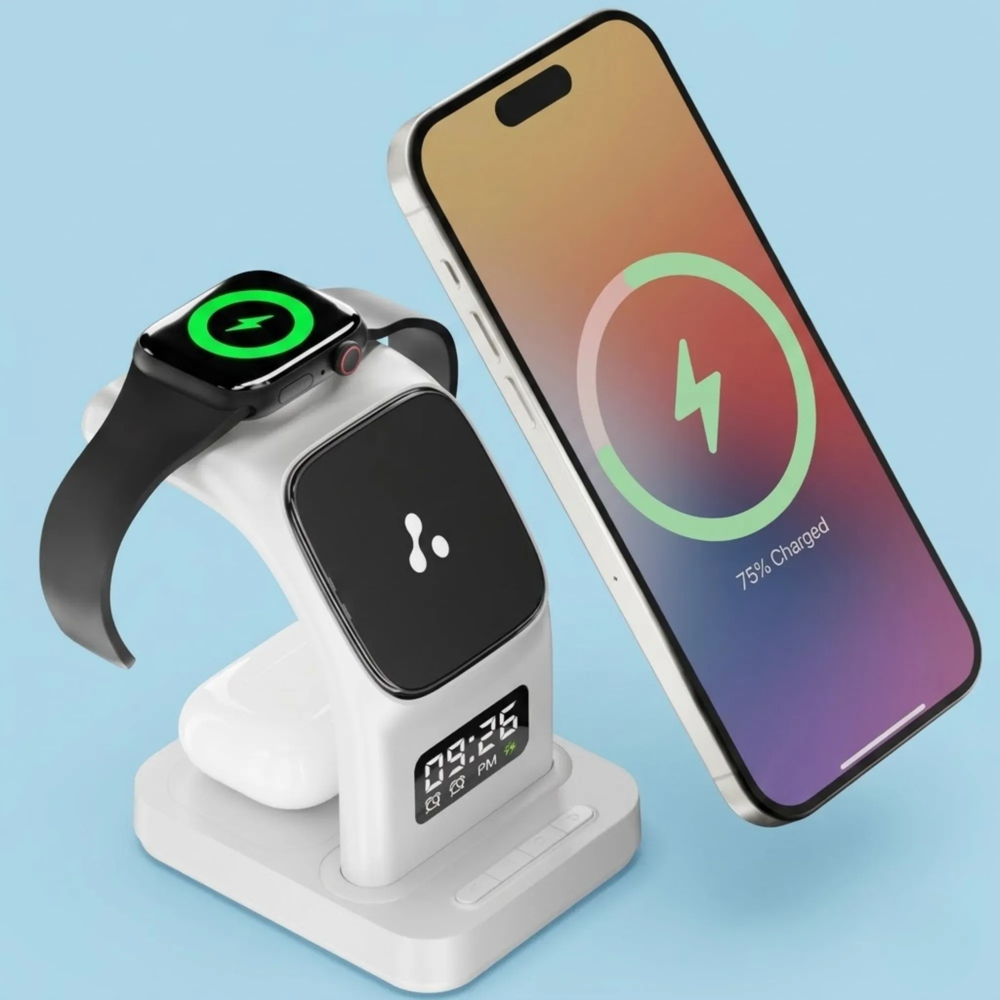 Ambrane 3-in-1 Wireless Charging Station view 4