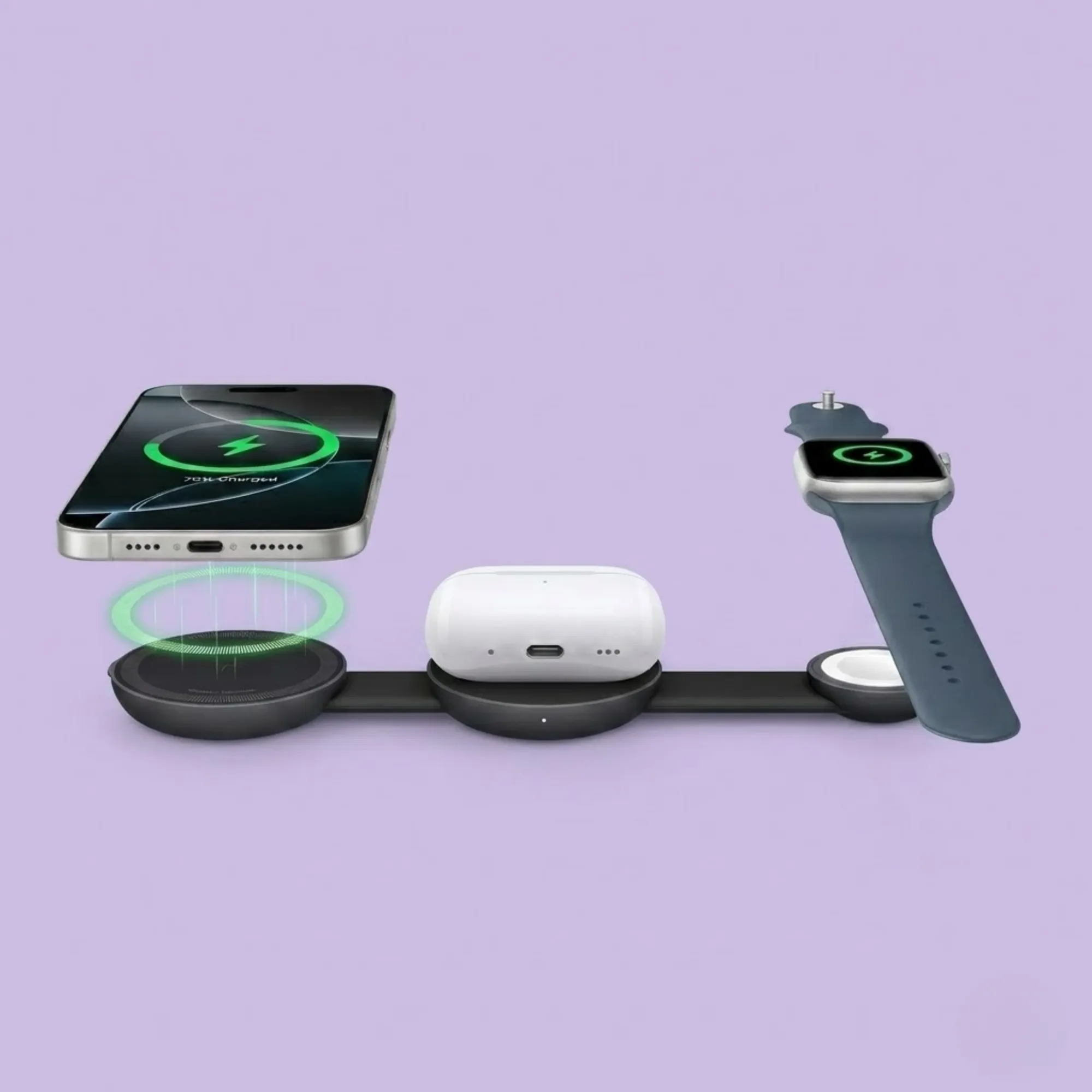 Anker MagGo 3-in-1 Qi2 Charging Station view 4