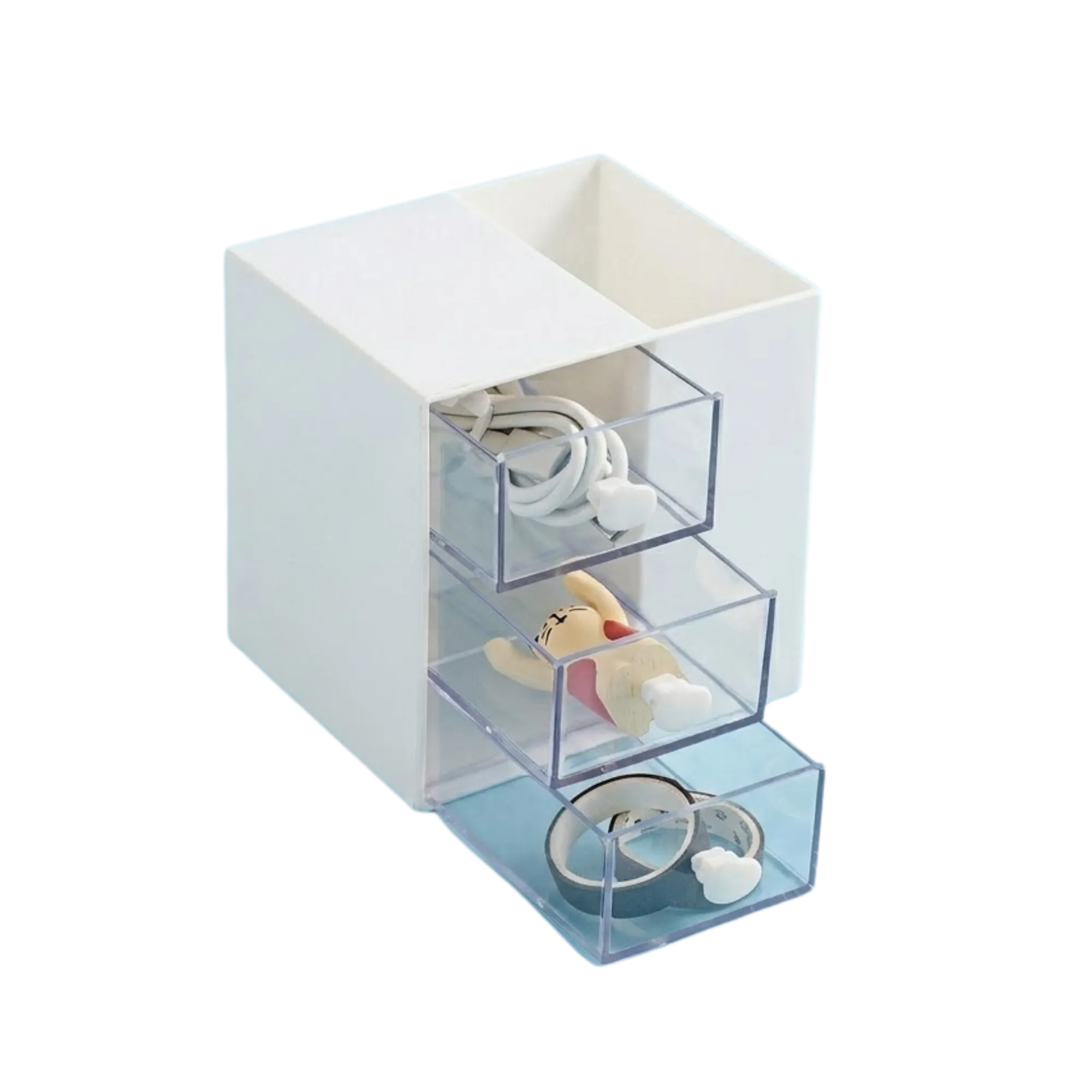 Generic Plastic Multi-Compartment Desk Organizer  view 10