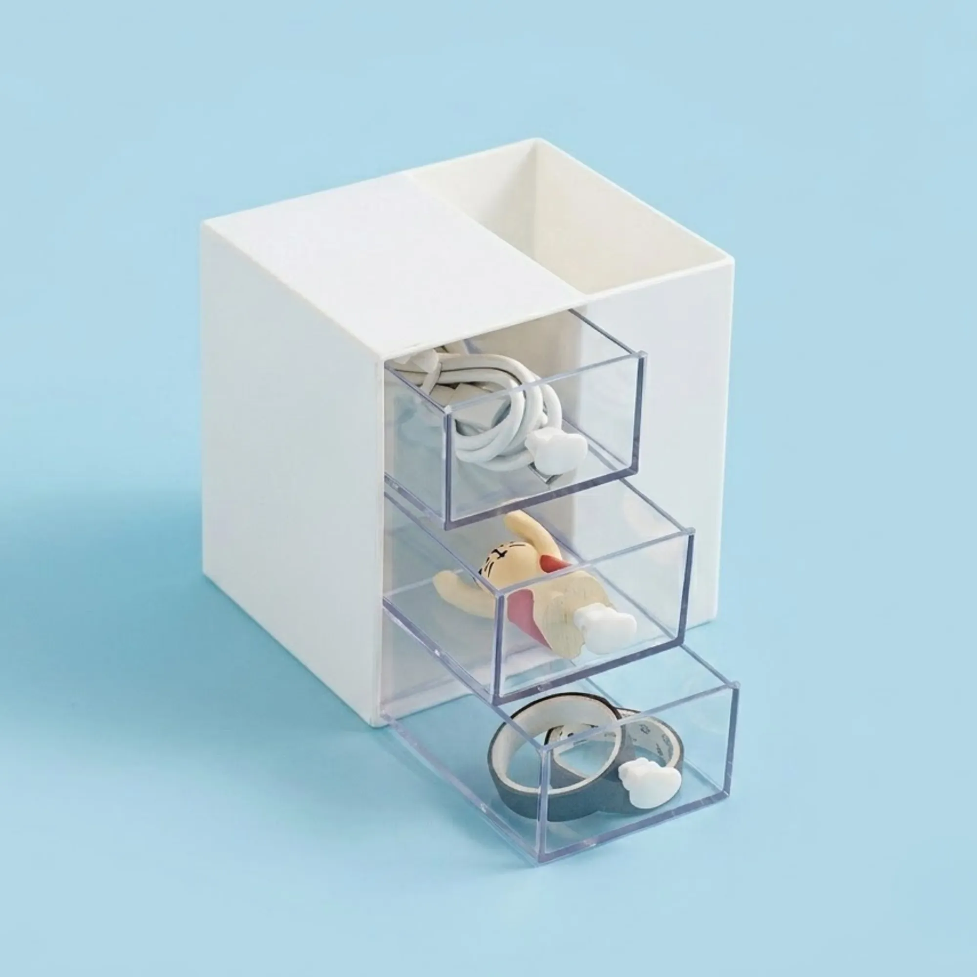Generic Plastic Multi-Compartment Desk Organizer  view 11