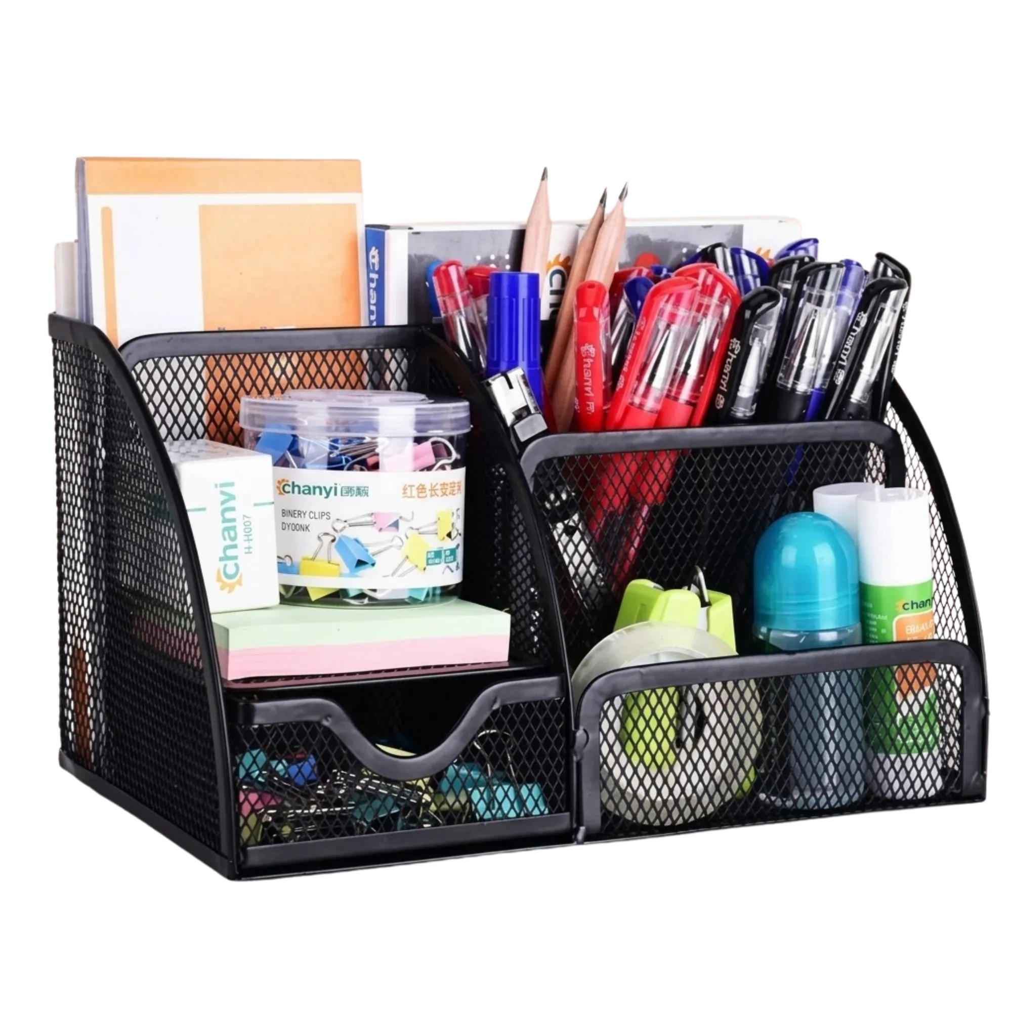 Metal Mesh Multi-Compartment Desk Organizer  view 5