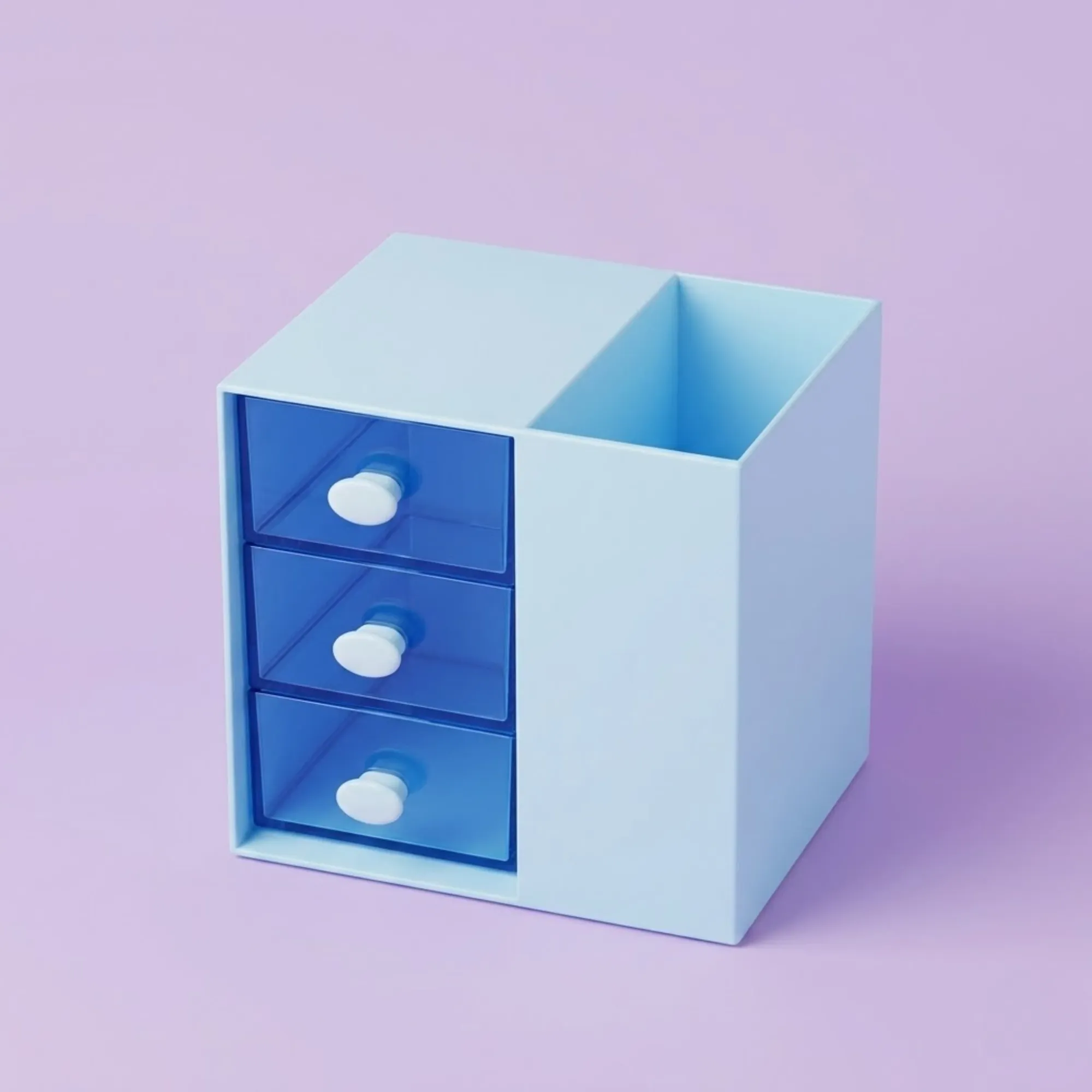 Generic Plastic Multi-Compartment Desk Organizer  view 4