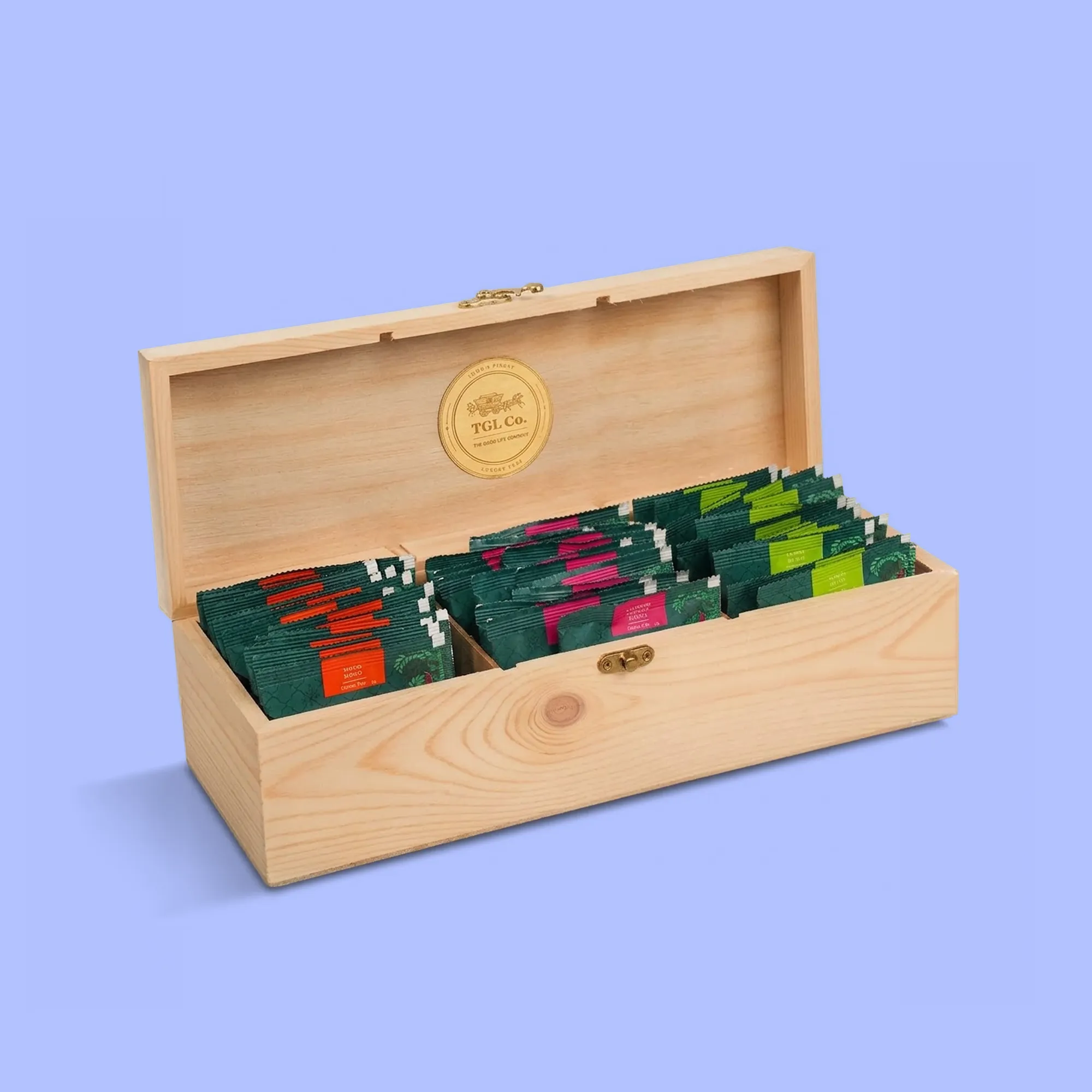 Timeless Harmony Wooden Tea Gift Box