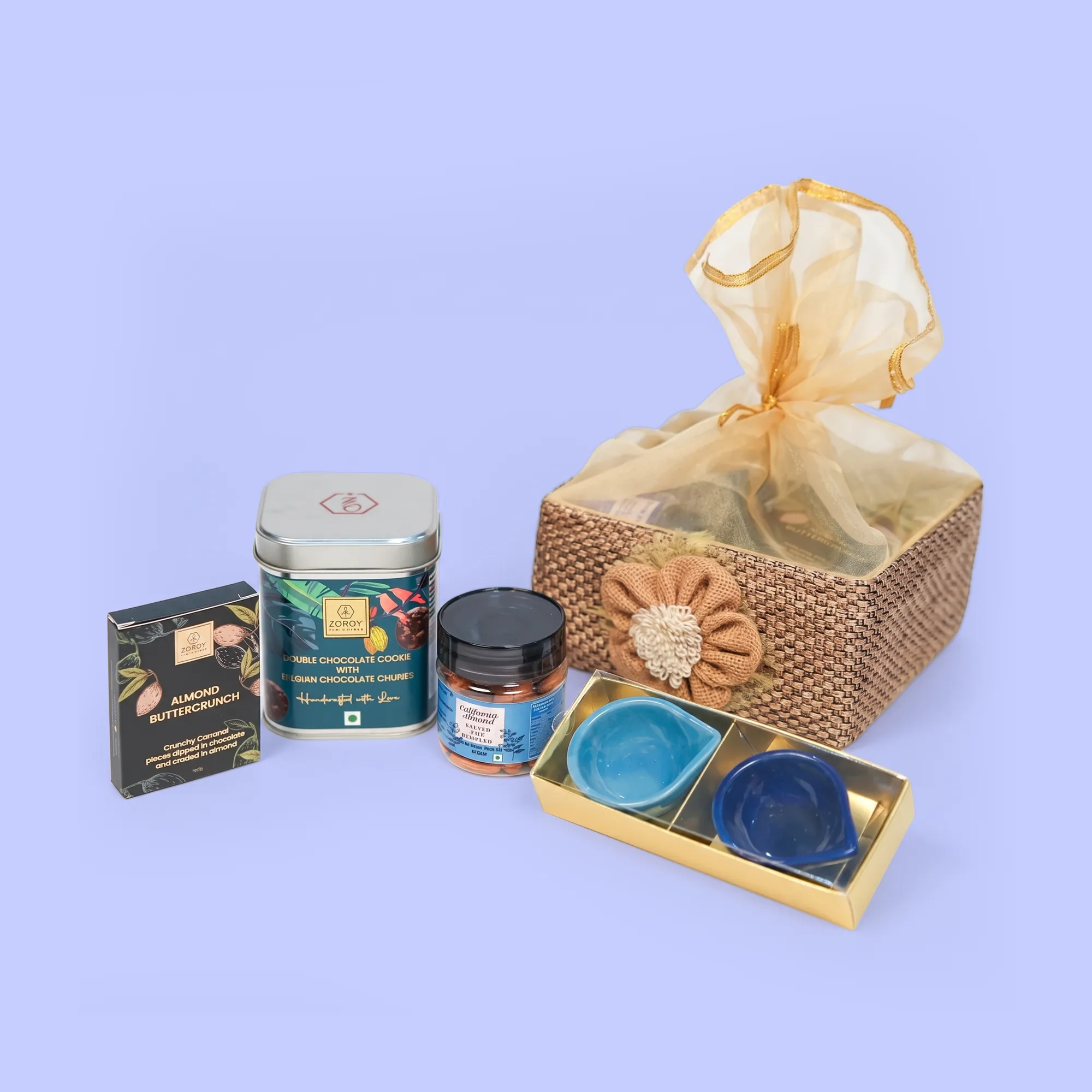ZOROY Jute Essential Hamper view 2