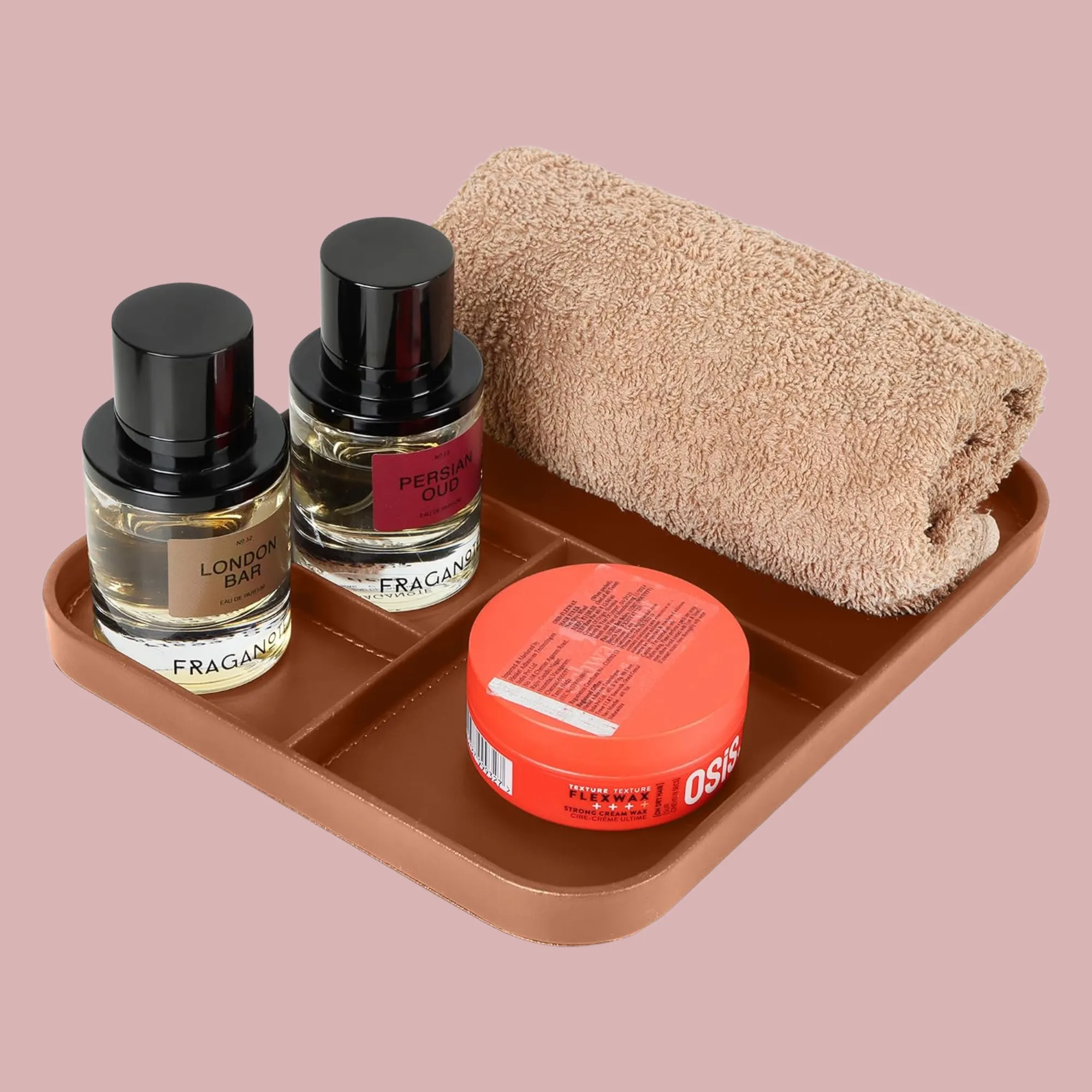 Vegan Leather Desk Valet Tray + Organizer view 3