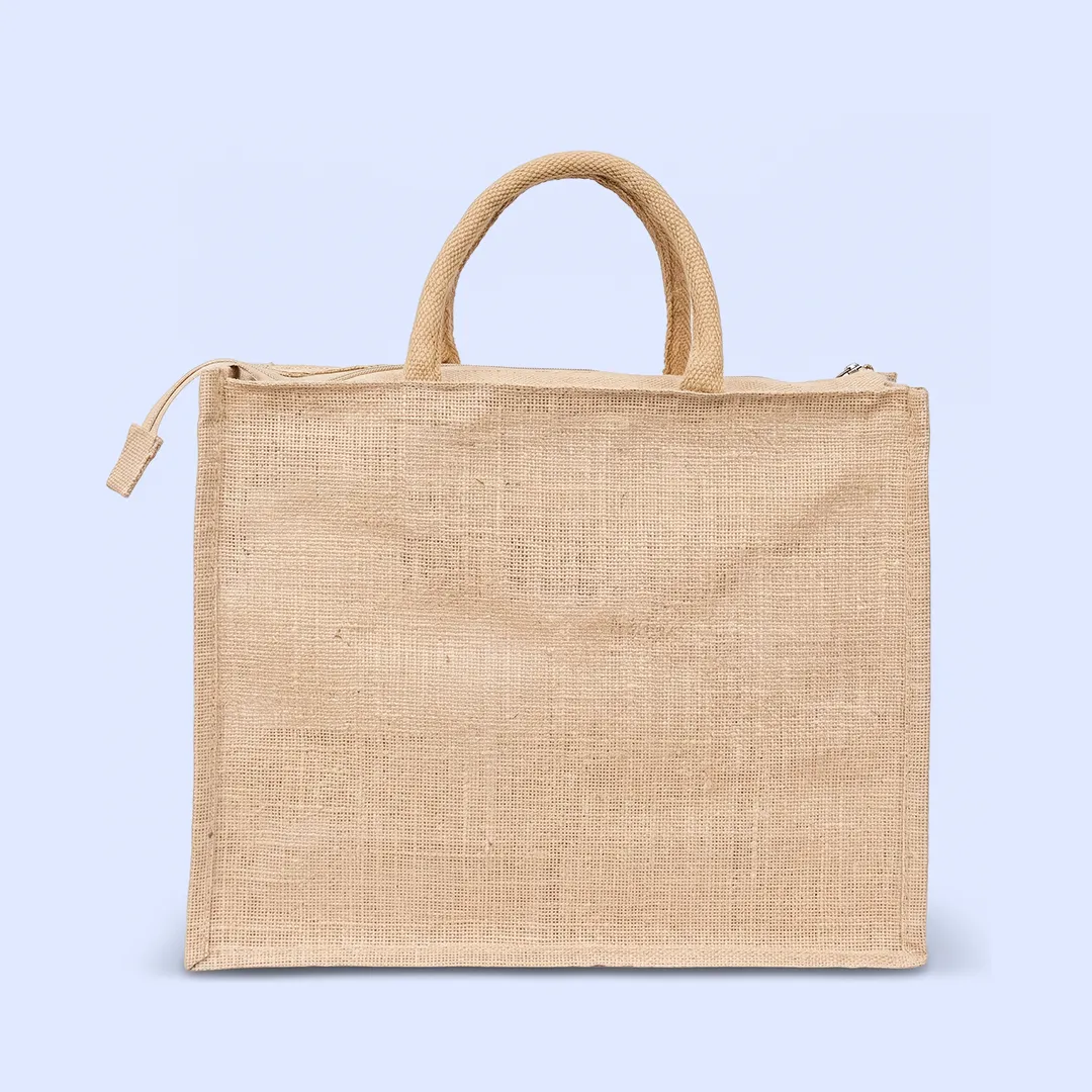 Jute Tote Bag (16 x 13 in) view 2