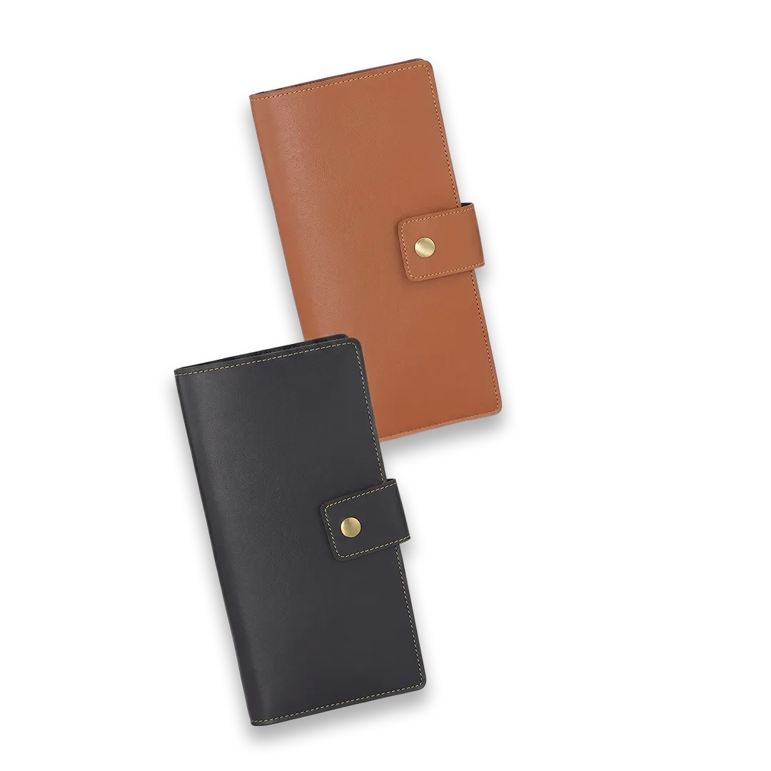 PU Leather Passport / Cheque Book Holder Wallet
