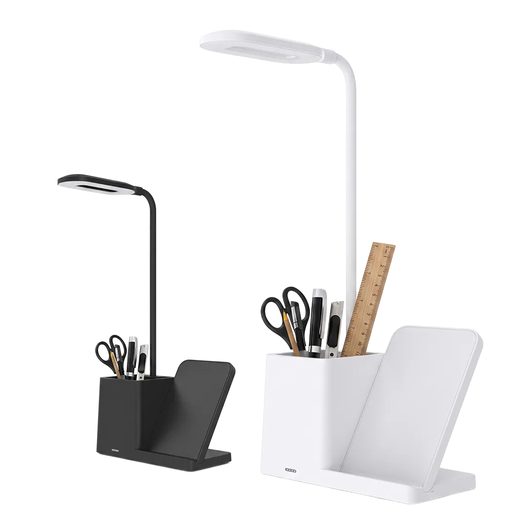 Desk Lamp with Pen & Mobile Stand and Wireless Charging view 2