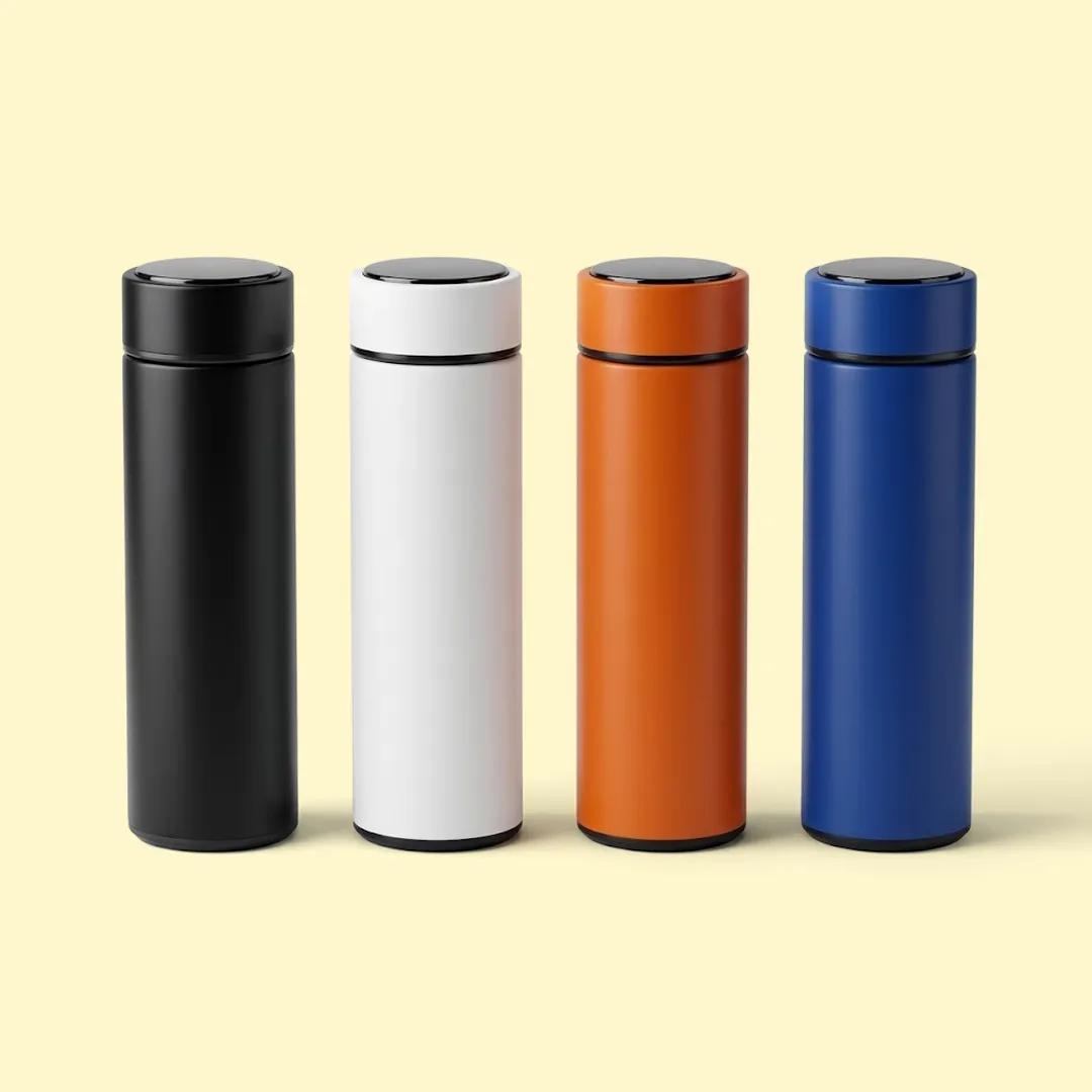Stainless Steel Vacuum Flask - Temperature Display / Standard view 3