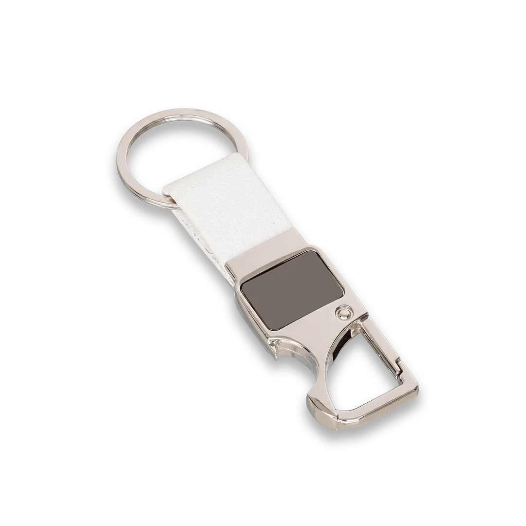 Leather-Strap Metal Keychain view 9
