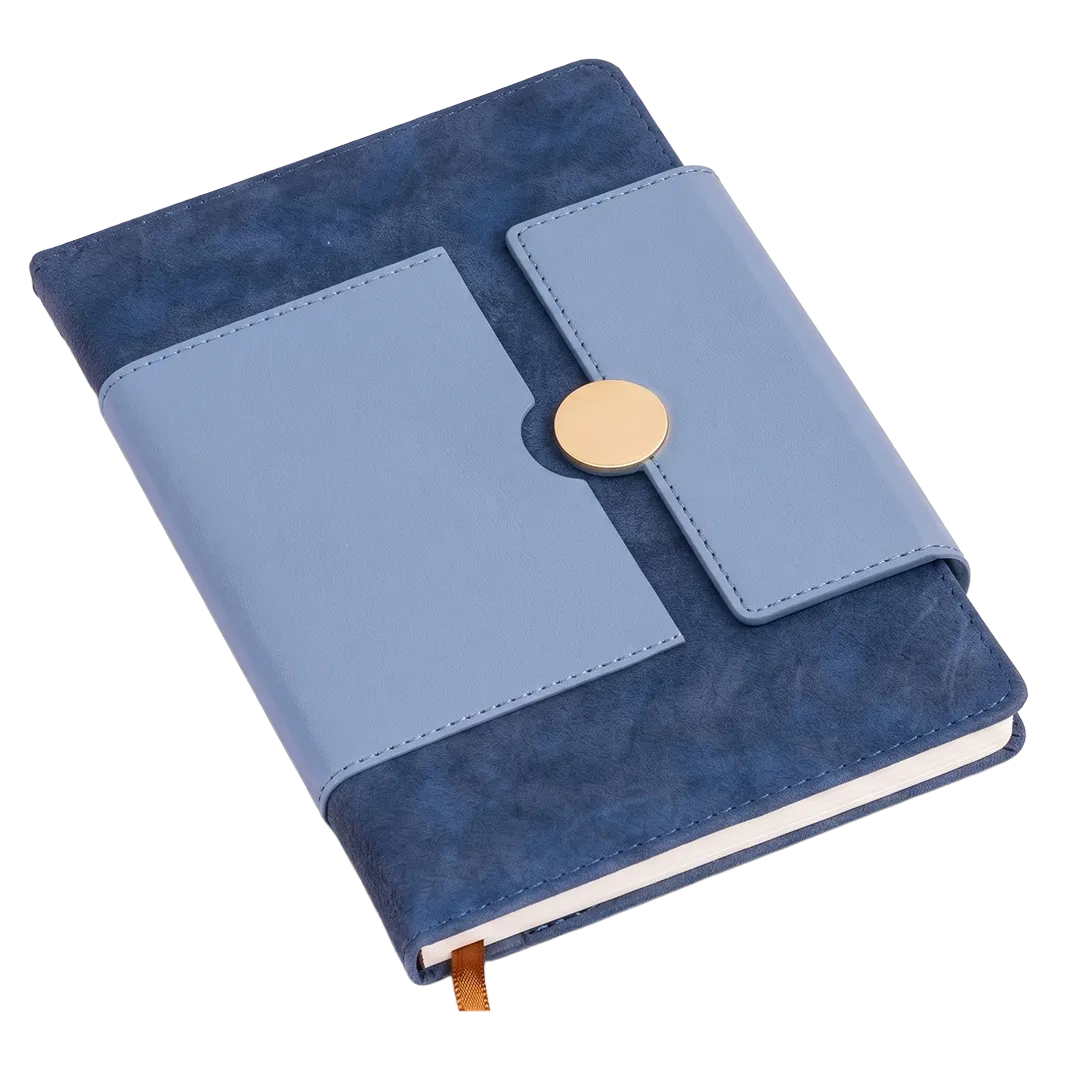 A5 Button-Flap PU Leather Diary view 3
