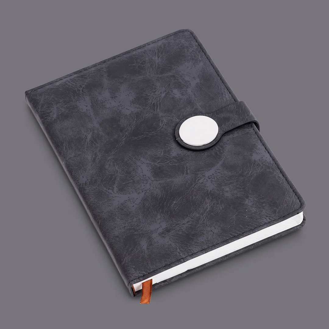 A5 Button-Flap PU Leather Diary view 2