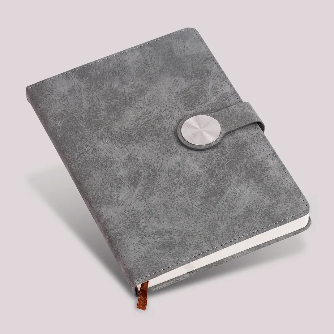A5 Button-Flap PU Leather Diary view 4