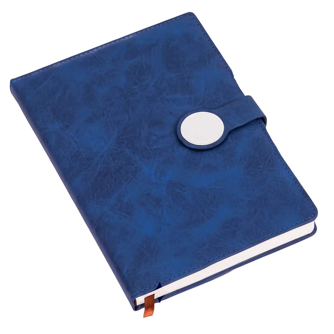 A5 Button-Flap PU Leather Diary view 7