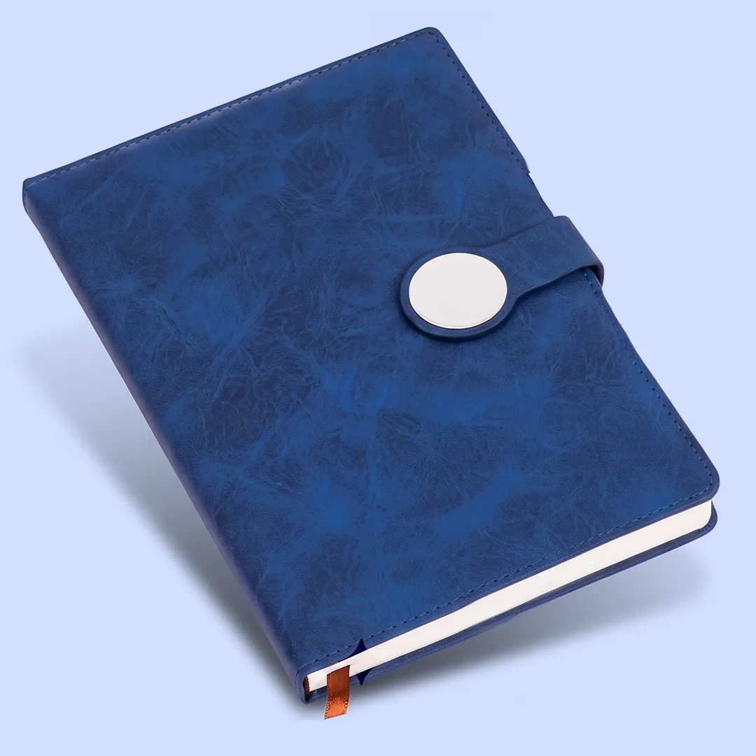 A5 Button-Flap PU Leather Diary view 8