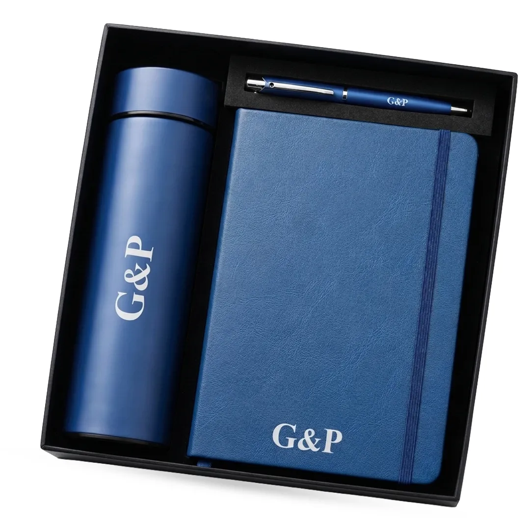 Colour Match Bottle, Notebook and Pen Gift Set view 2